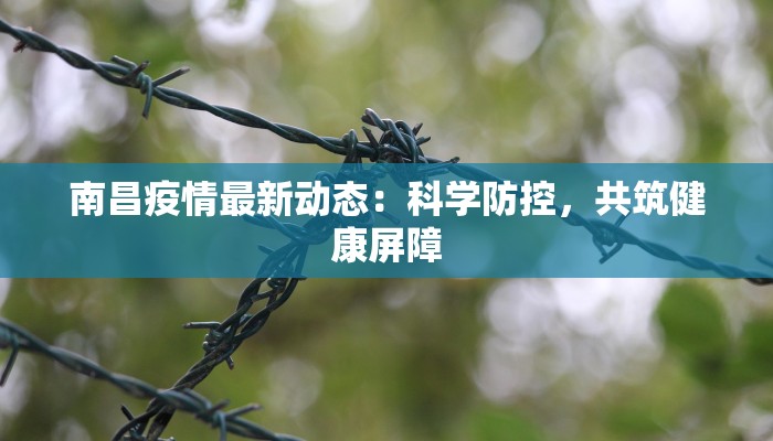 南昌疫情最新动态：科学防控，共筑健康屏障